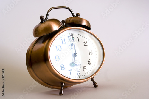 Metal alarm clock