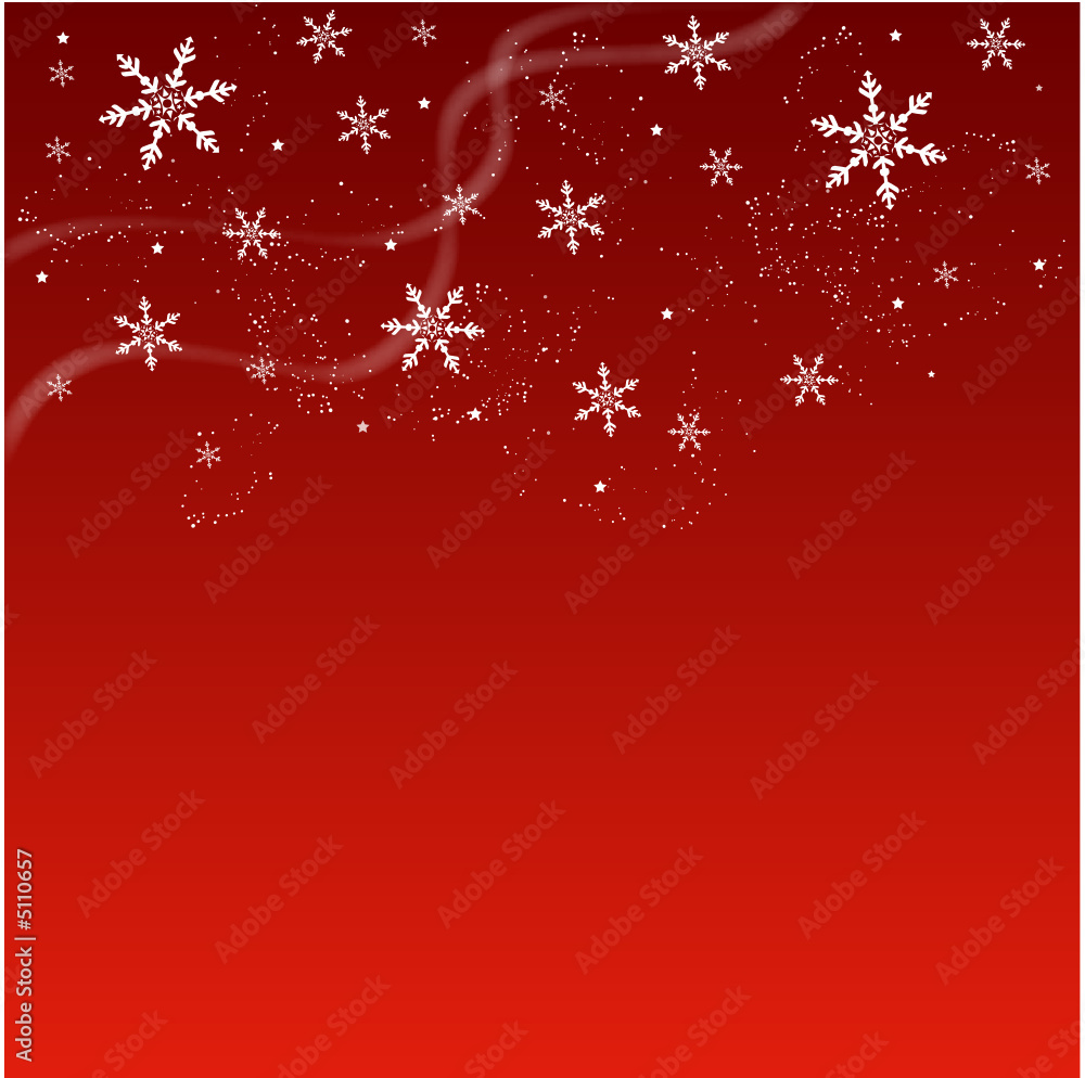 Fond rouge hivernal - abstrait