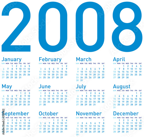 calendar 2008 (d2b)