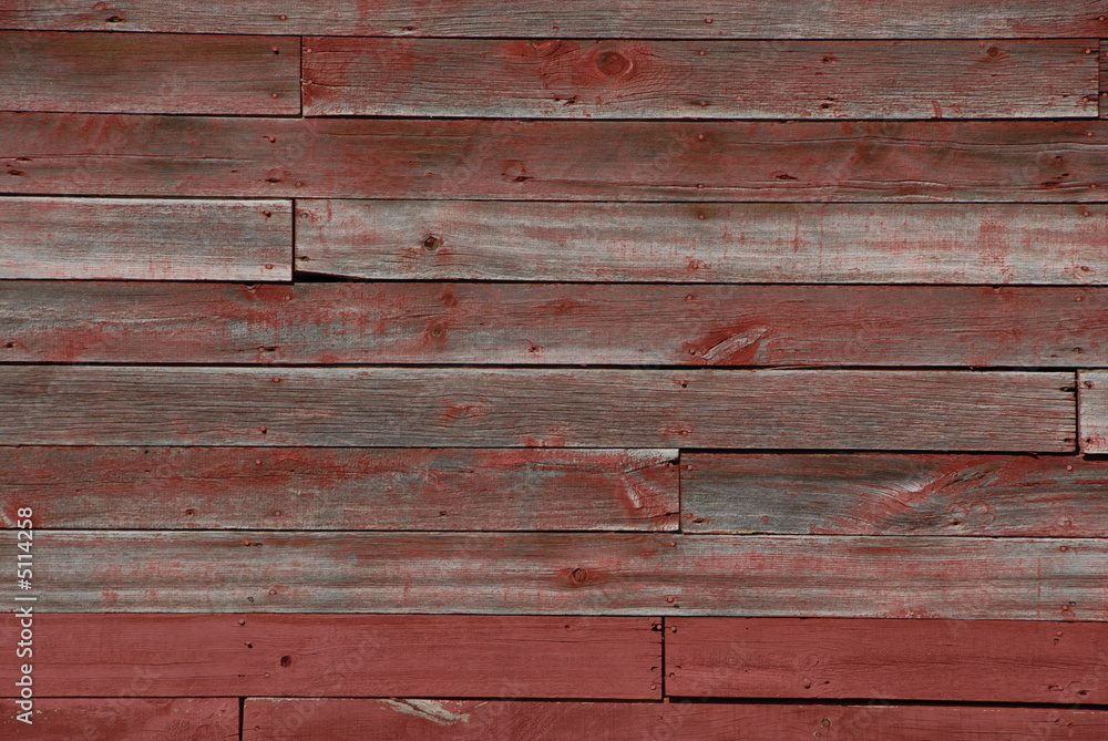 Naklejka premium Weathering Red Barn