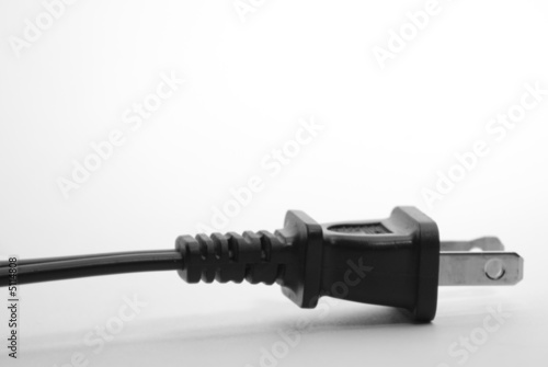 Black and White Power Cord