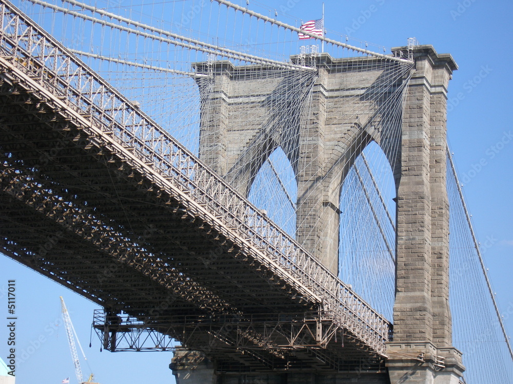 Obraz premium brooklyn brücke new york usa