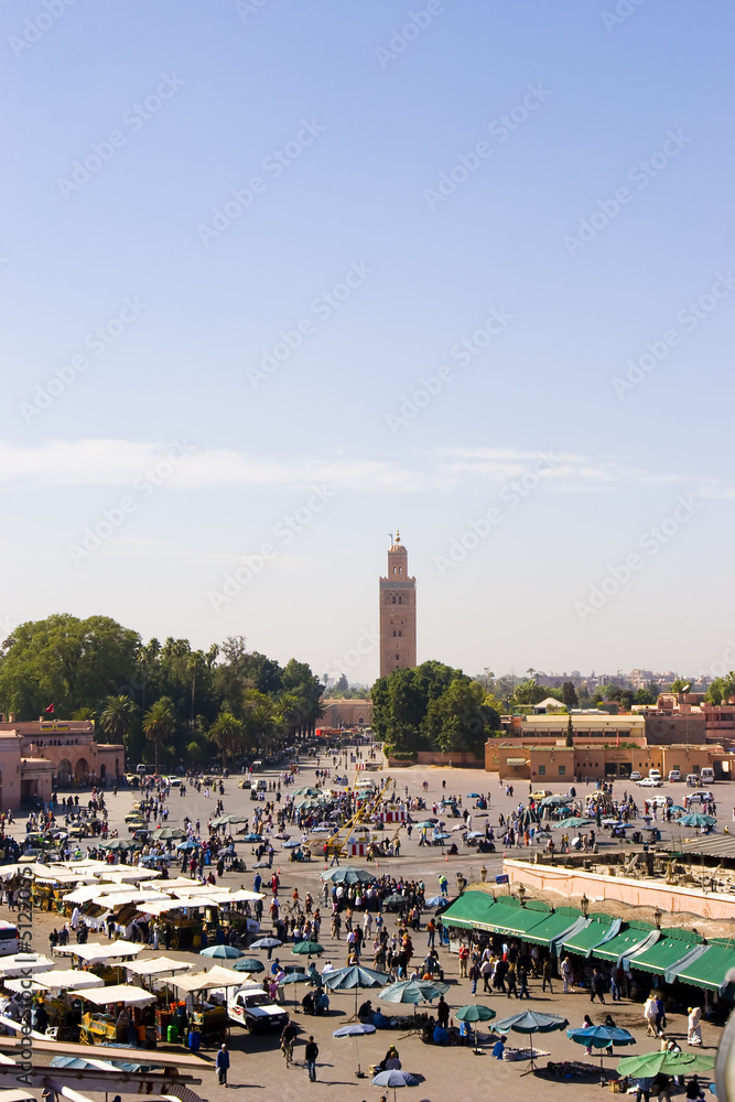 Jemaa el fna square, Marrakesh