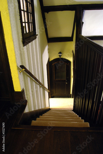 Stairway In Old House