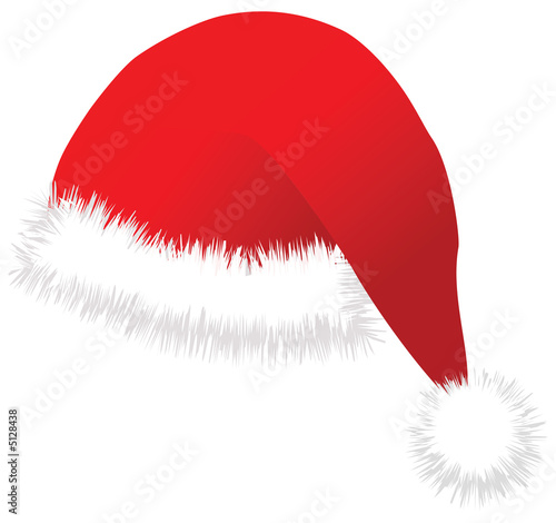 christmas cap vector image