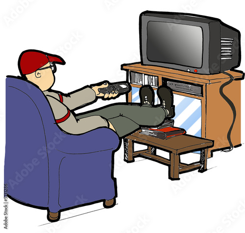 devant la télé
