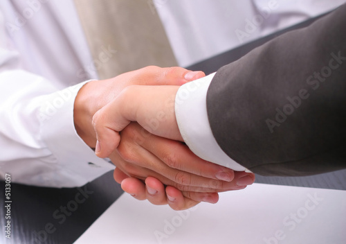 Businesspeople shaking hands