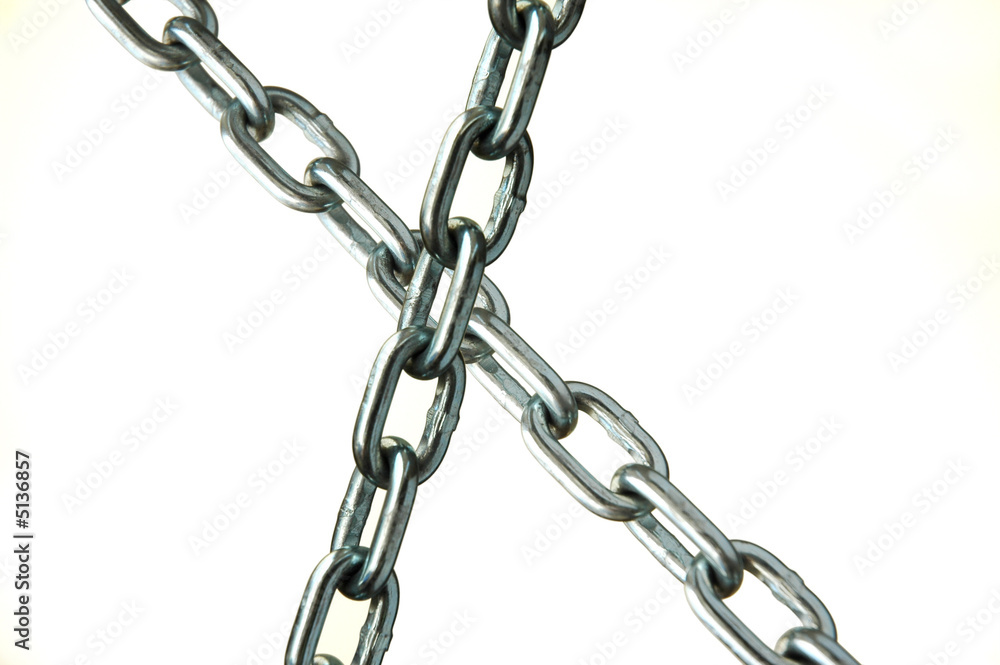 Obraz premium Przecinające się łańcuchy