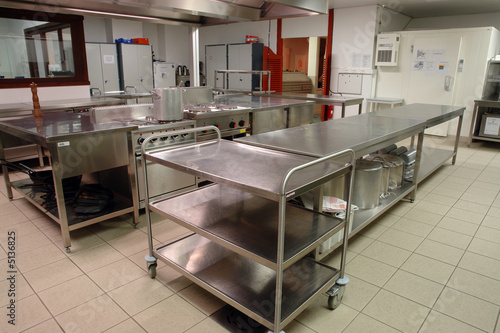 Professional industrial kitchen
