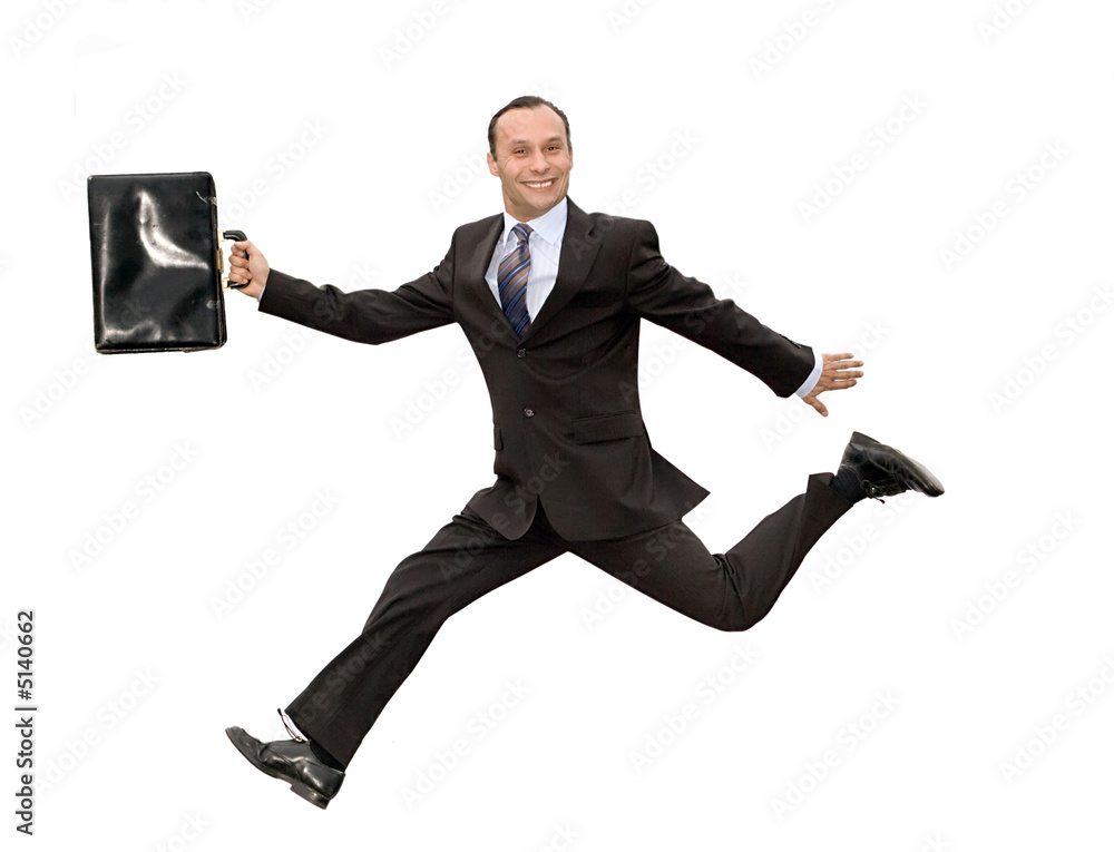 running businessman running businessman