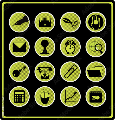 office symbols - green