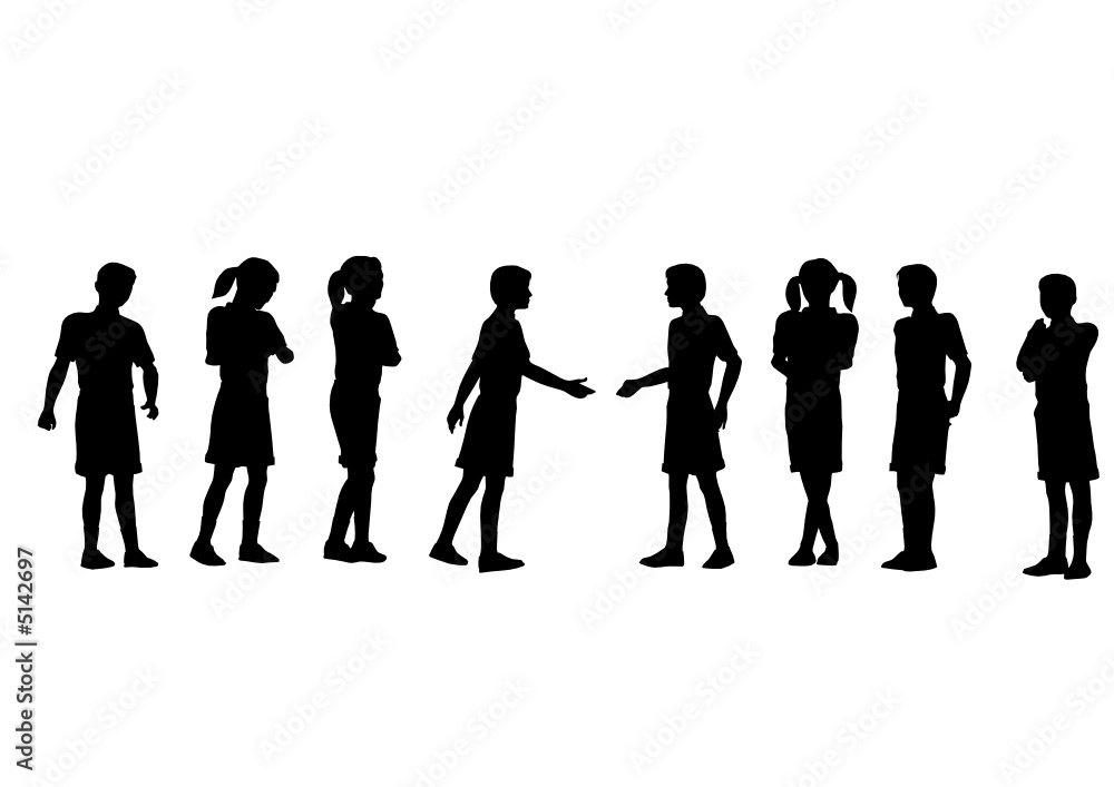children handshake children handshake