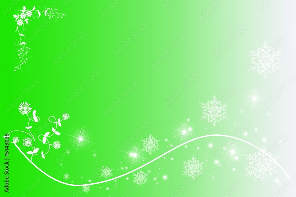 Christmas background green