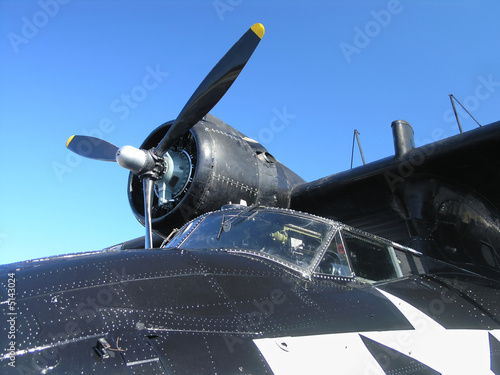 PBY Catalina cockpit & prop