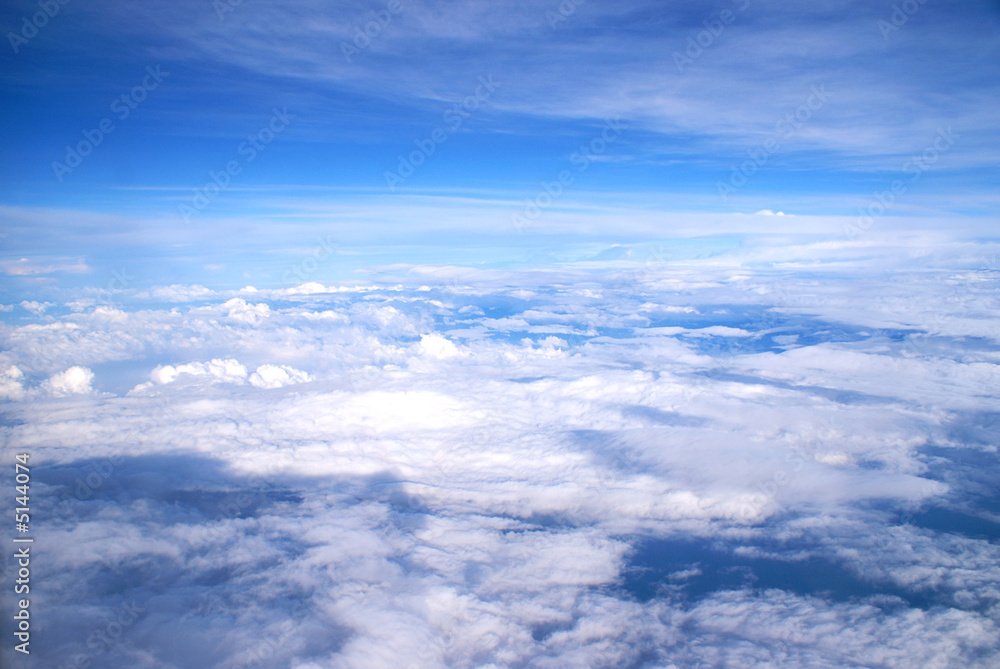 Blue Sky with Clouds