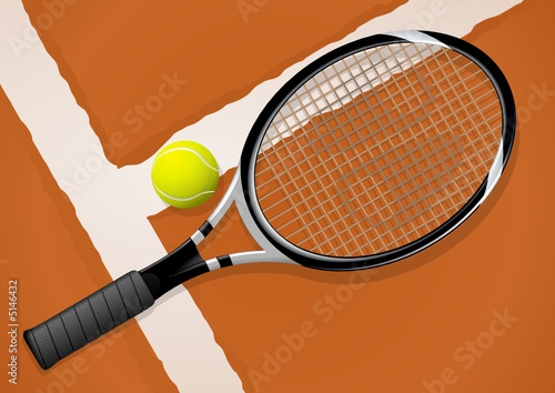 Tennis sur terre battue
