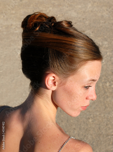 chignon banane