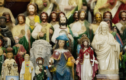 Saints and Jesus Christ on an Altar