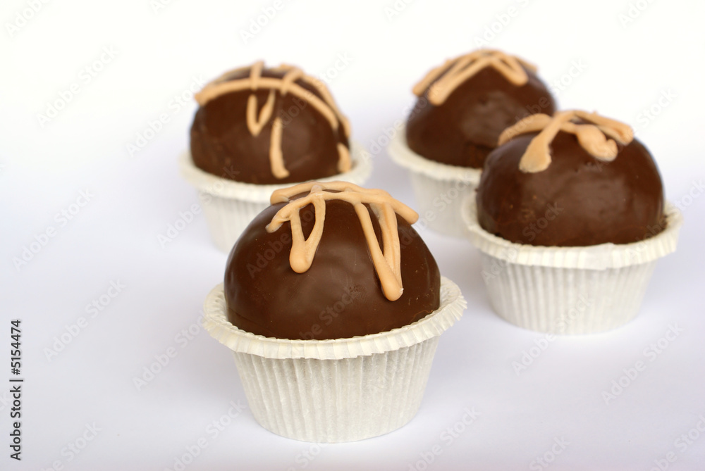 Four brandy balls Four brandy balls