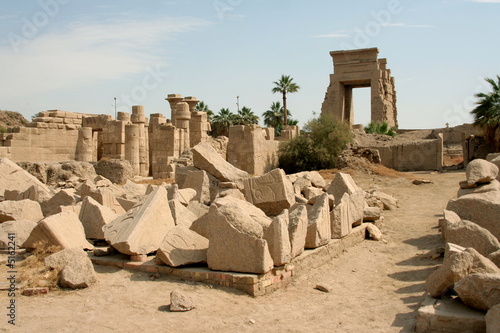 Ancient temple in luxor photo