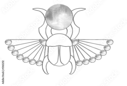 Scarab of pharaoh_silver