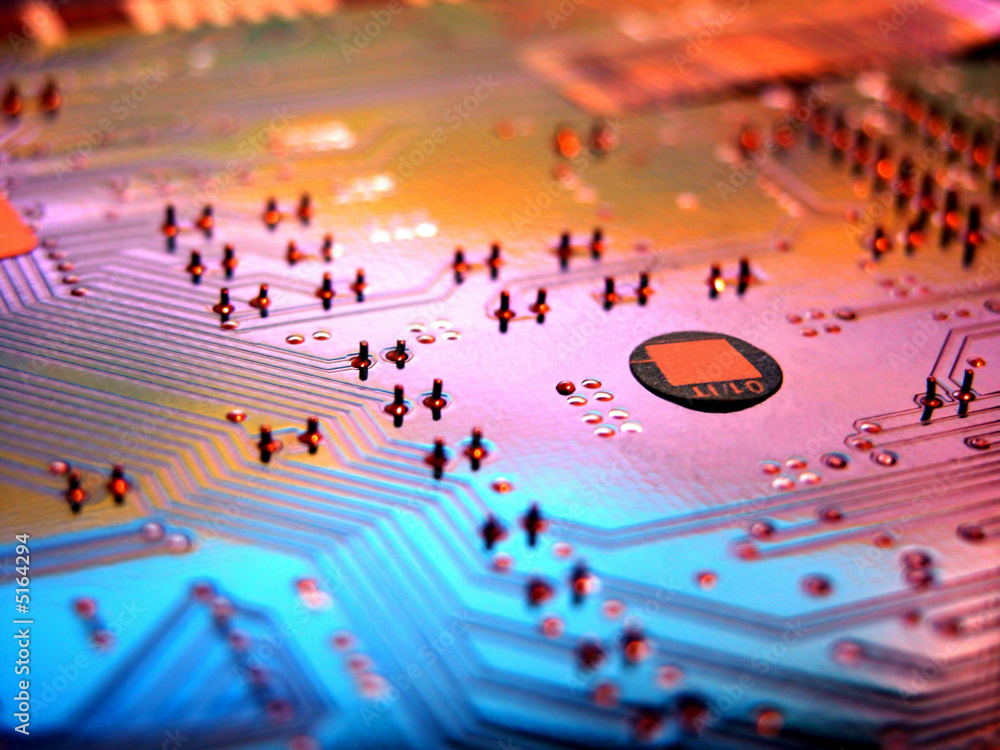 Obraz premium computer motherboard