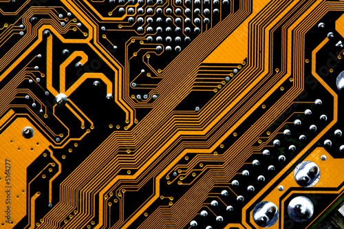 circuits of a computer motherboard