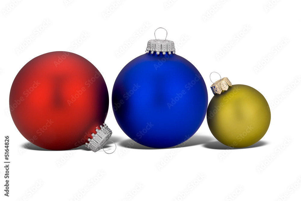 Red,Blue and green Christmas balls Red,Blue and green Christmas balls