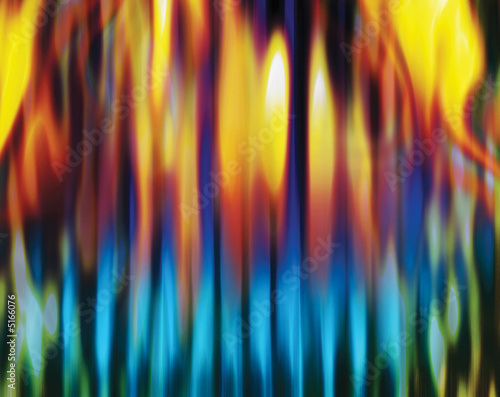 Abstract of gas and fire illustration