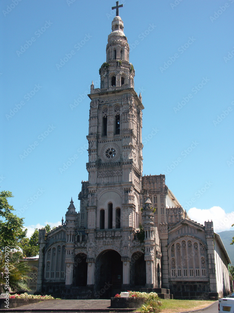 Eglise de Sainte-Anne sur l'île de la Réunion