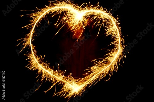 Herz Feuerwerk