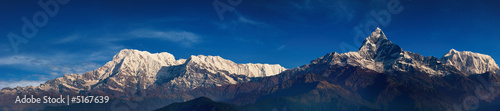 Himalayan panorama photo