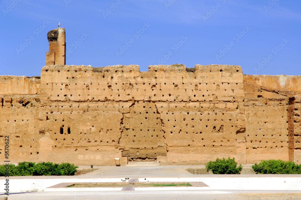 Morocco, Marrakech: Badi palace