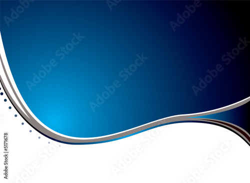 cool blue abstract