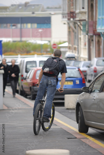 déplacement en vélo