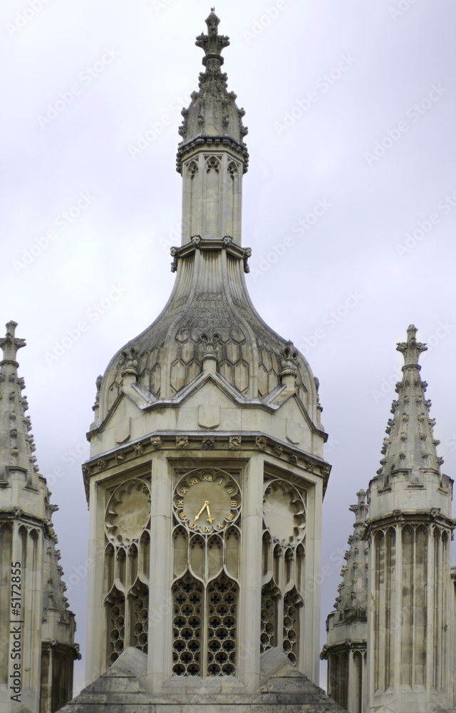 University of Cambridge, king's college clock tower