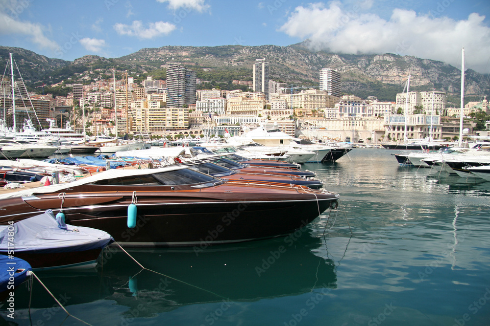 Obraz premium Monaco vu du port