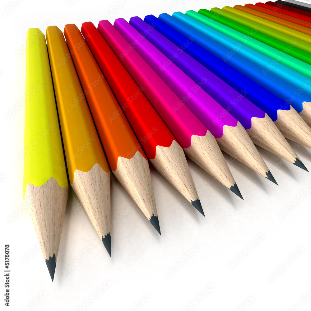 crayon color line D crayon color line D