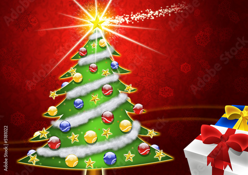 Albero con stella