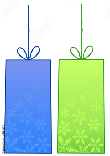 Etiquettes de cadeau