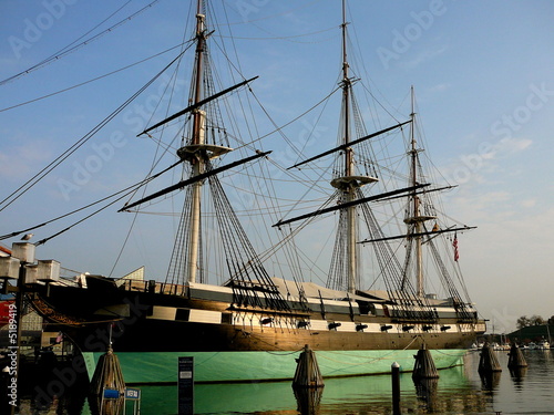 Landmark USS Constellation in Baltimore, Maryland Harbor
