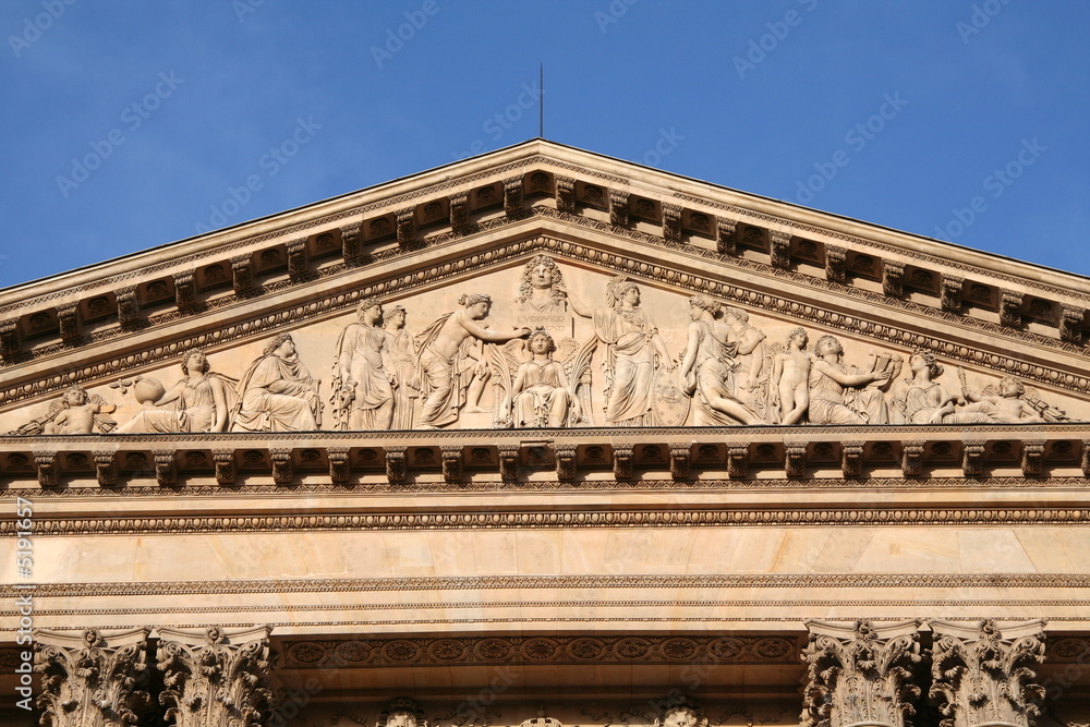 Fototapeta premium Fresque du Louvre
