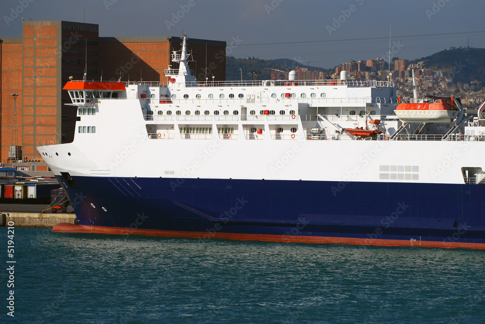 Large ferry boat