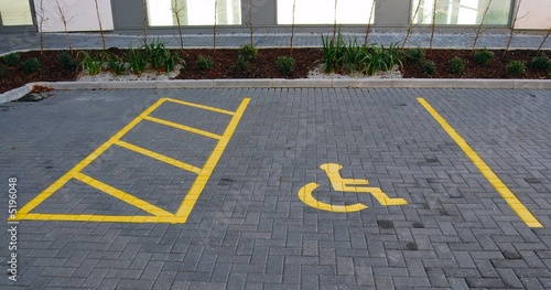 Disabled parking space