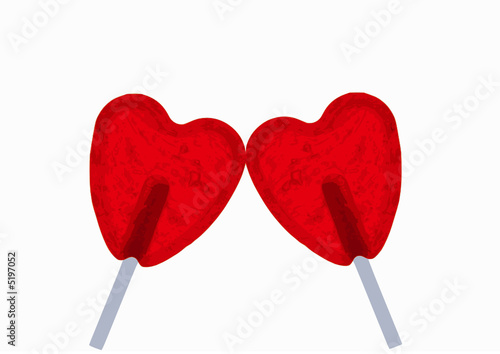 sucettes rouges