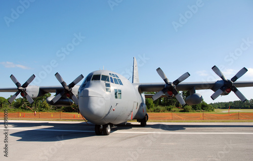 Military transport plane