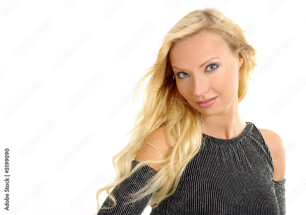 Naklejka premium beautiful sexy blonde