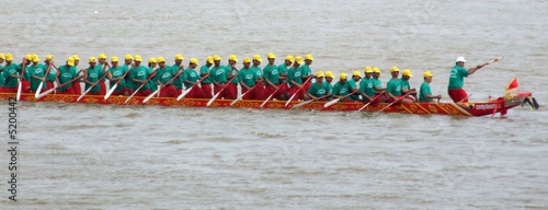 Festival de bateaux a rame, Cambodge