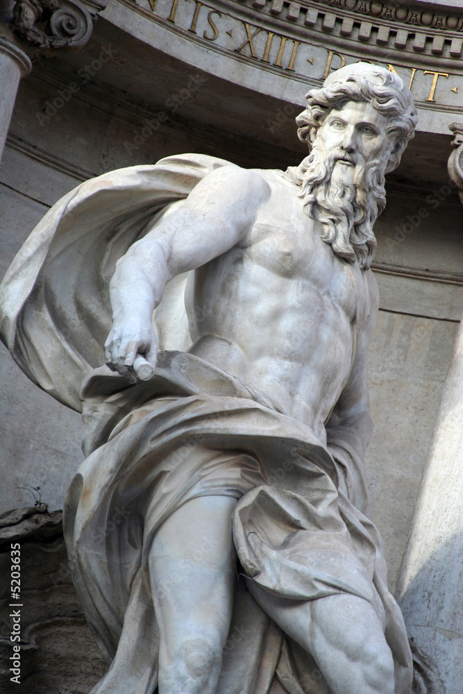 Obraz premium Trevi Fountain, Detail