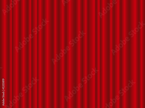 red curtain